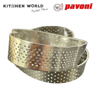 พิมพ์เค้กสแตนเลสทรงหัวใจเจาะรู PAVONI BW1436-14 ขนาด 7.5 ซม._8